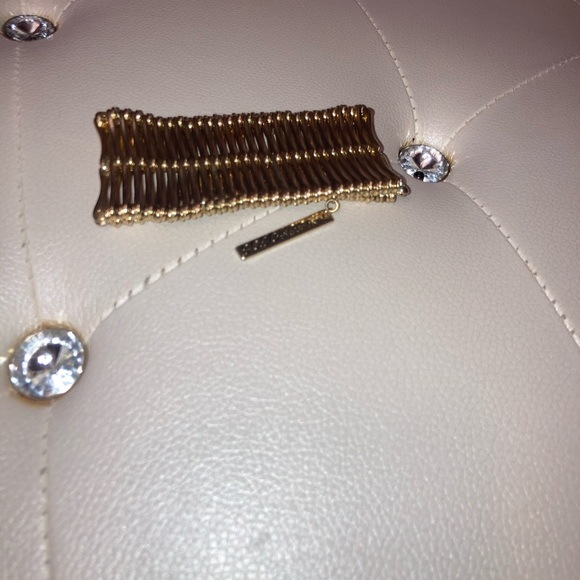 NEW BCBGeneration Gold Stretch Charm Fashion Bracelet O/S - Picture 2 of 8